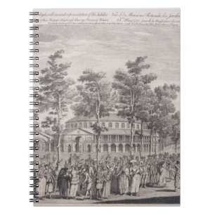 View of the Rotunda, Ranelagh House, at a Ball to Notebook