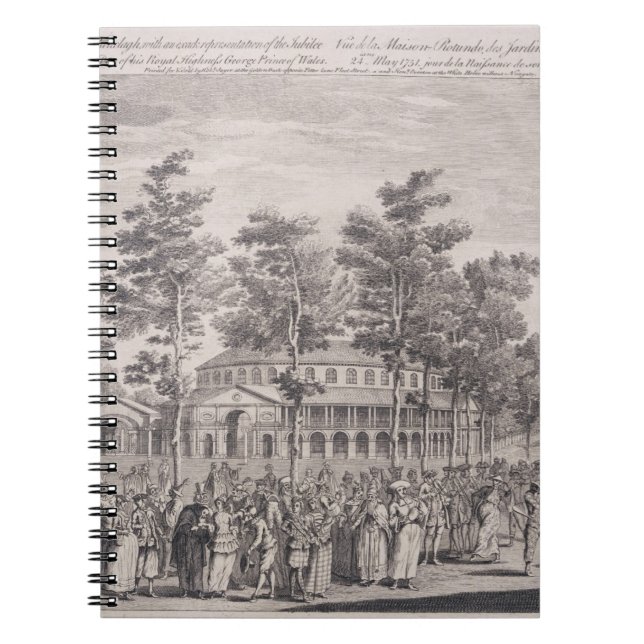 View of the Rotunda, Ranelagh House, at a Ball to Notebook (Front)
