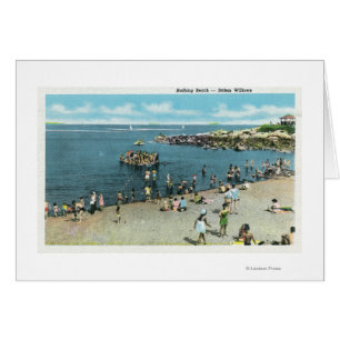 View of the Salem Willows Beach Cards