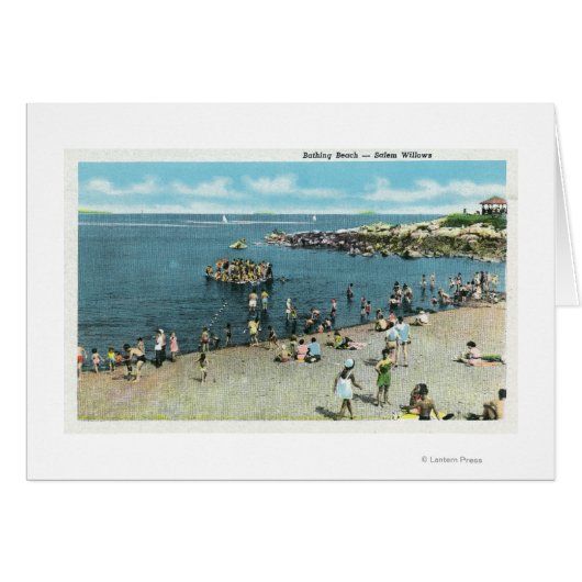 View of the Salem Willows Beach Cards (Front Horizontal)