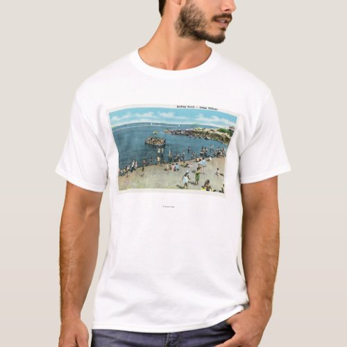 View of the Salem Willows Beach T_Shirt