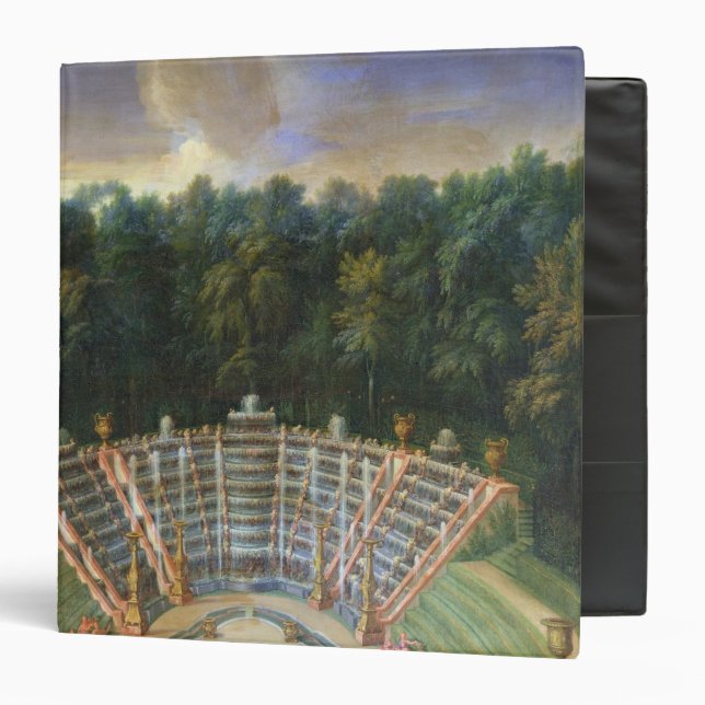 View of the Salle de Bal 3 Ring Binder (Front/Inside)