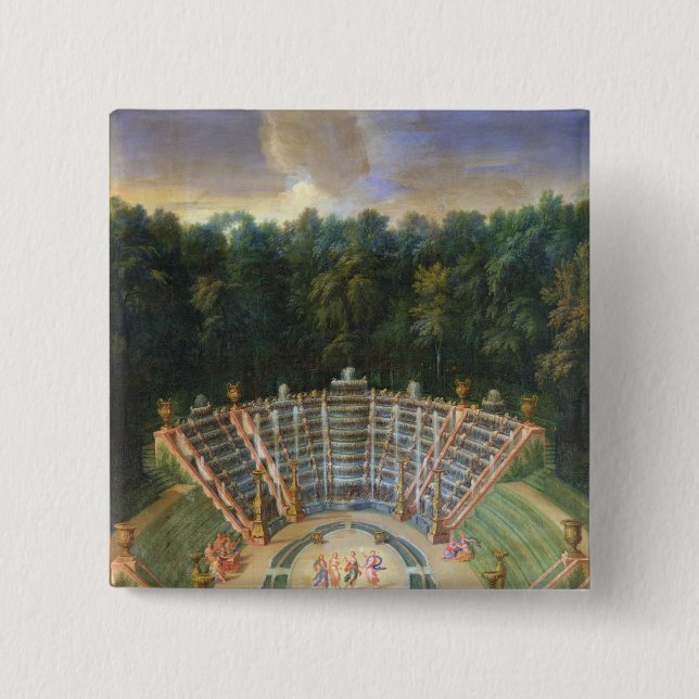 View of the Salle de Bal Pinback Button (Front)