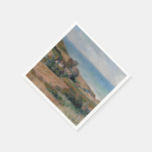 View of the Seacoast near Wargemont, August Renoir Napkins