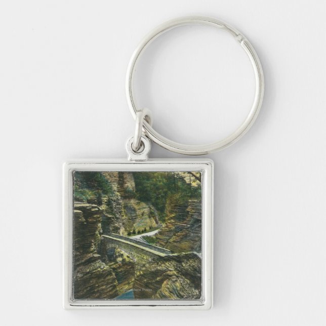 View of the Sentry Bridge & Upper Tunnel Keychain (Front)