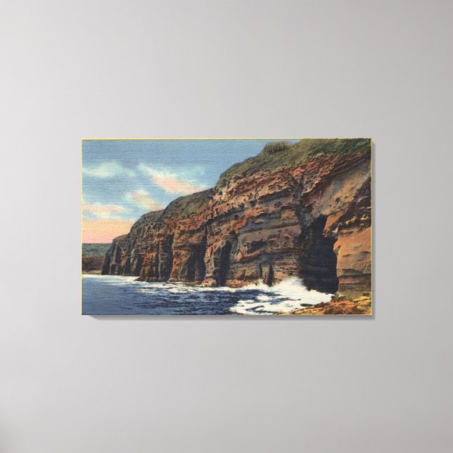 View of the Seven Caves Canvas Print (Front)