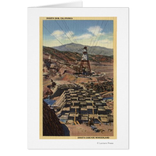 View of the Shasta Dam Cards (Front)