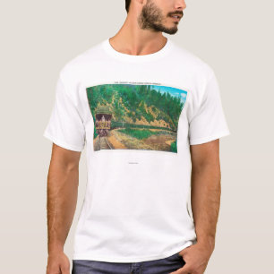 View of the Shasta TrainCow Creek Canyon, OR T-Shirt
