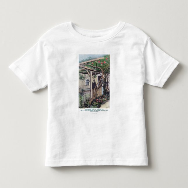View of the Sherman Rose TreeMonterey, CA Toddler T-shirt (Front)