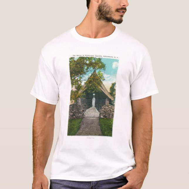 View of the Shrine at Sanitarium in Gabriels T-Shirt (Front)