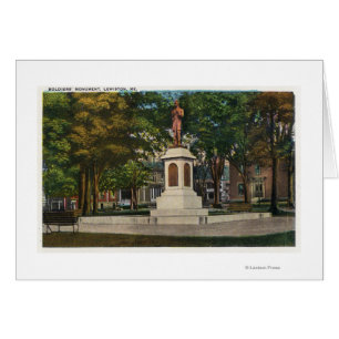 View of the Soldiers' Monument Cards