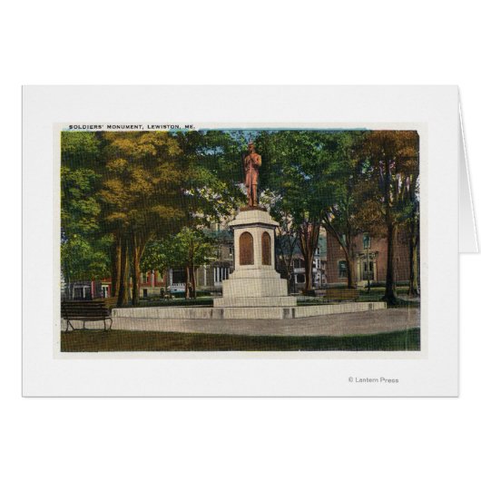 View of the Soldiers' Monument Cards (Front Horizontal)