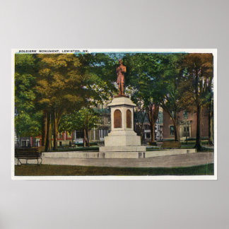 View of the Soldiers' Monument Poster