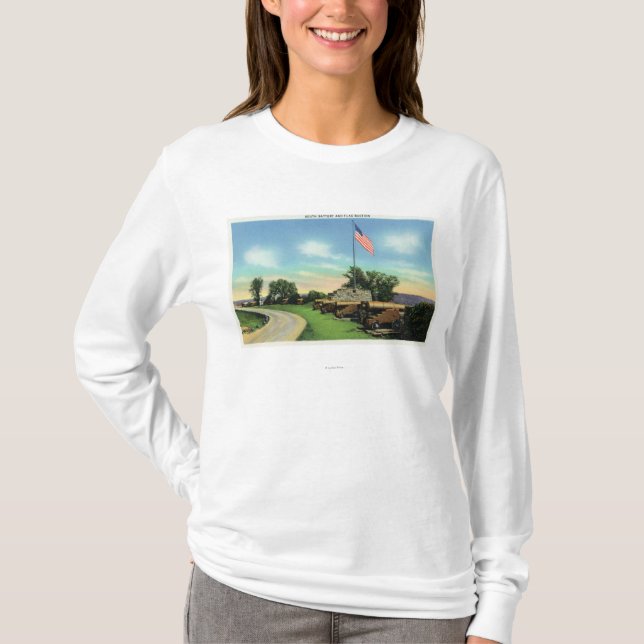 View of the South Battery and Flag Bastion T-Shirt (Front)