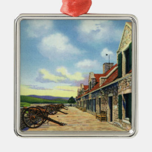 View of the South Platform Metal Ornament