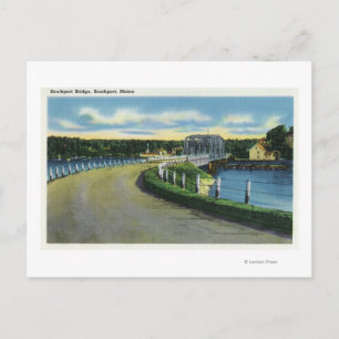 View of the Southport Bridge Postcard