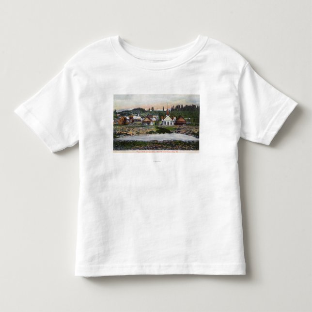 View of the Springs and Town Toddler T-shirt (Front)
