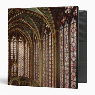 View of the stained glass windows 3 ring binder