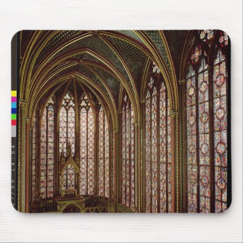 View of the stained glass windows mouse pad