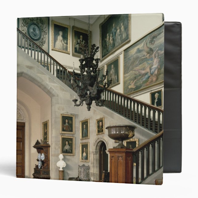 View of the Staircase Hall, 1812-15 3 Ring Binder (Front/Inside)