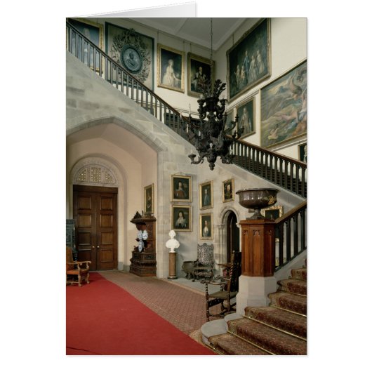 View of the Staircase Hall, 1812-15 Cards (Front)