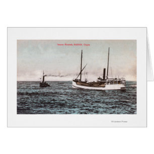 View of the Steamer ElizabethBandon, OR Cards