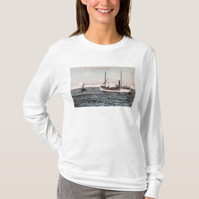 View of the Steamer ElizabethBandon, OR T-Shirt (Front)