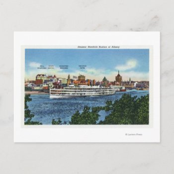 View Of The Steamer Hendrick Hudson Postcard by LanternPress at Zazzle