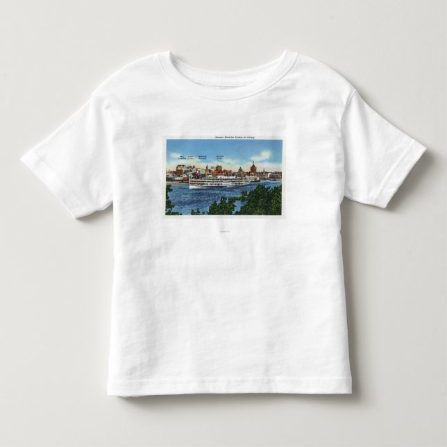 View of the Steamer Hendrick Hudson Toddler T-shirt (Front)