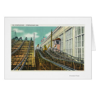 View of the Steeplechase Rollercoaster Cards