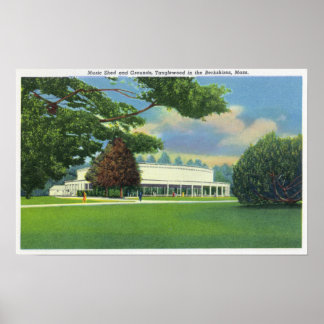 View of the Tanglewood Music Shed and Grounds Poster