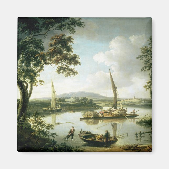 View of the Thames from Keen Edge Ferry Magnet (Front)