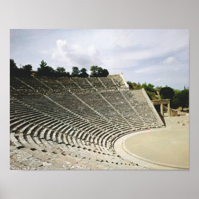 View of the theatre, c.360 BC Poster (Front)