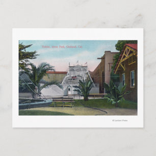 View of the Tickler Ride at Idora Park Postcard
