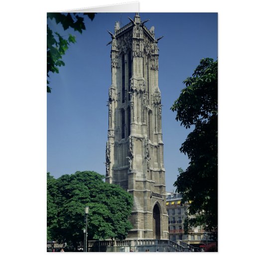 View of the Tour Saint-Jacques, 1508-22 Cards (Front)