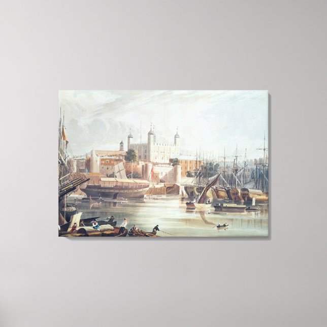 View of the Tower of London Canvas Print (Front)