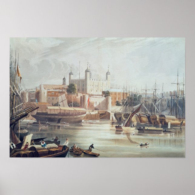 View of the Tower of London Poster (Front)