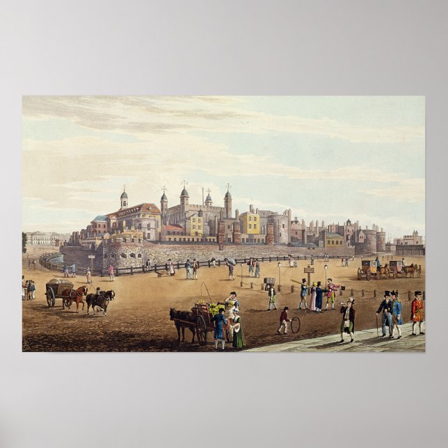 View of the Tower of London Poster (Front)