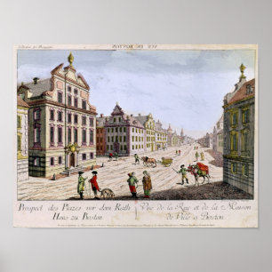 View of the Town Hall, Boston Poster