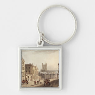 View of the Town Hall, Market and Abbey Church, fr Keychain