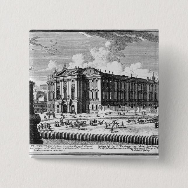 View of the Trautson Palace built for Count Button (Front)
