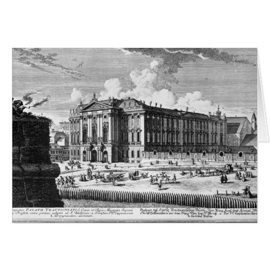 View of the Trautson Palace built for Count Cards (Front Horizontal)