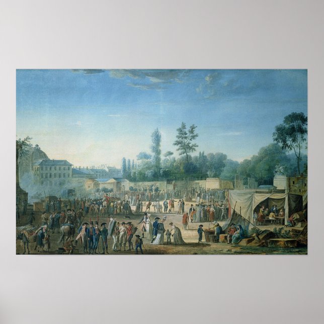 View of the Tuileries Poster (Front)