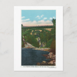 View of the US Hwy Bridge, Route 9 Postcard