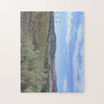 View Of The Valley Jigsaw Puzzle by BreakoutTees at Zazzle
