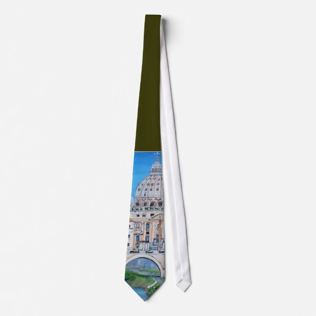 View of the Vatican City Tie (Front)