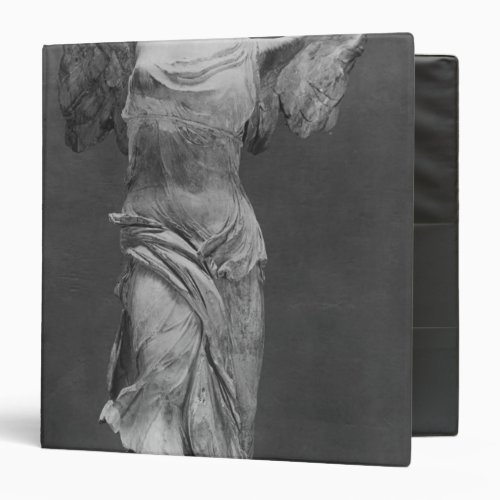 View of the Victory Samothrace in Louvre museum 3 Ring Binder