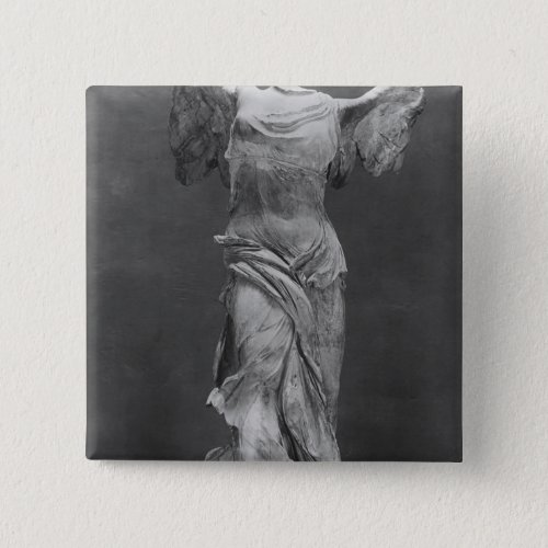 View of the Victory Samothrace in Louvre museum Pinback Button