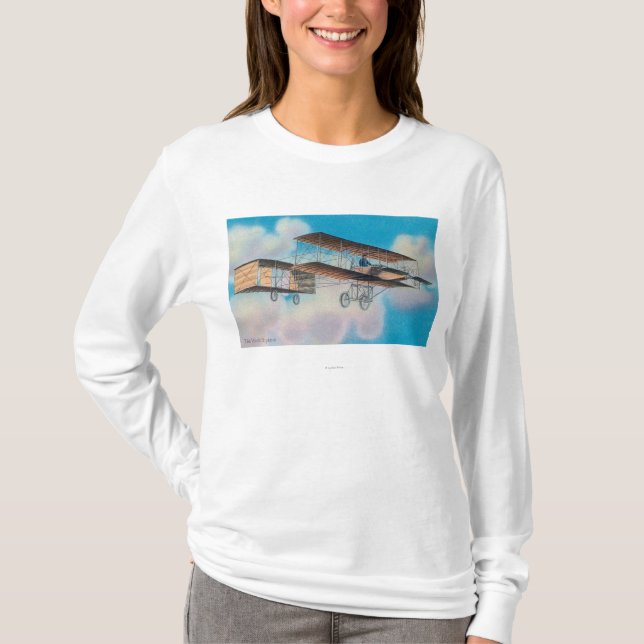 View of the Voisin BiplaneFrance T-Shirt (Front)