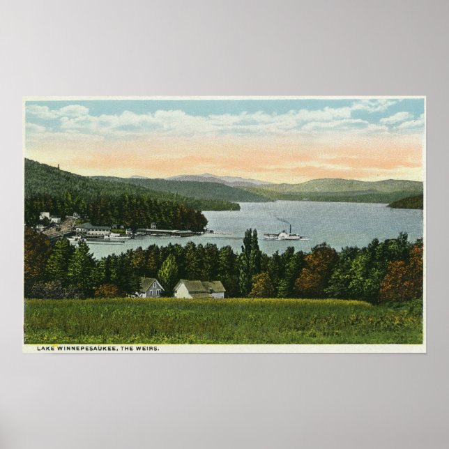 View of the Weirs Poster (Front)